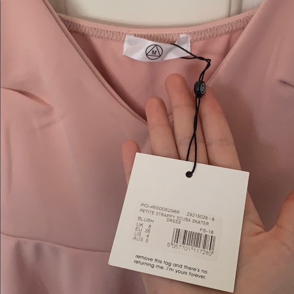 Missguided Petite Strappy Scuba Skater Dress - Picture 3 of 5